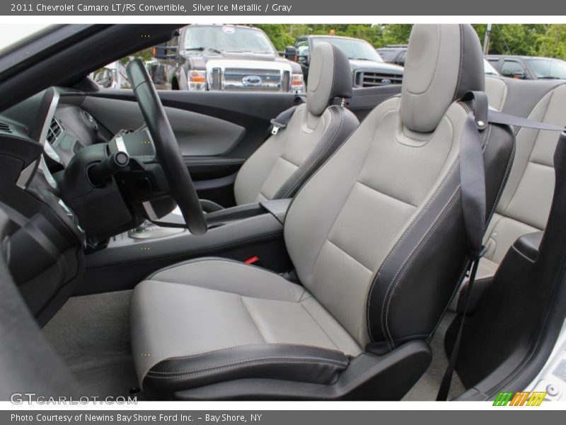 Silver Ice Metallic / Gray 2011 Chevrolet Camaro LT/RS Convertible