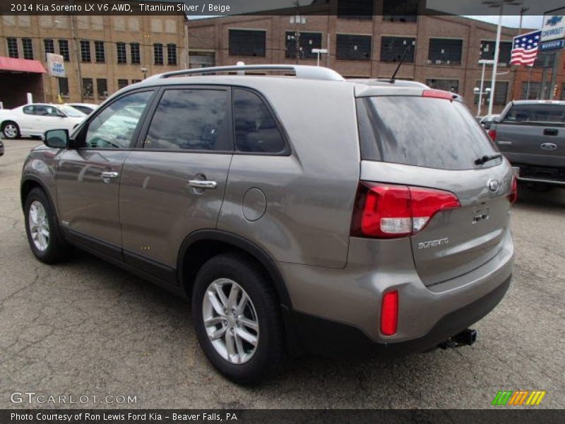 Titanium Silver / Beige 2014 Kia Sorento LX V6 AWD