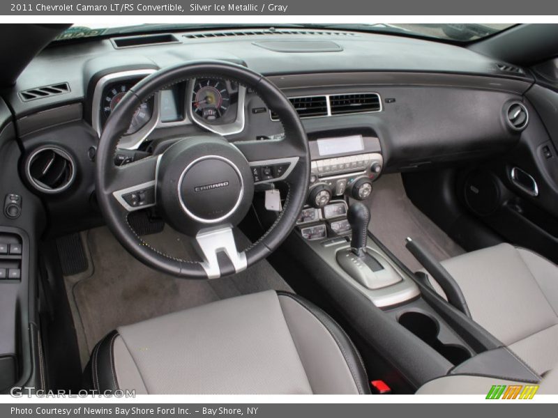 Silver Ice Metallic / Gray 2011 Chevrolet Camaro LT/RS Convertible