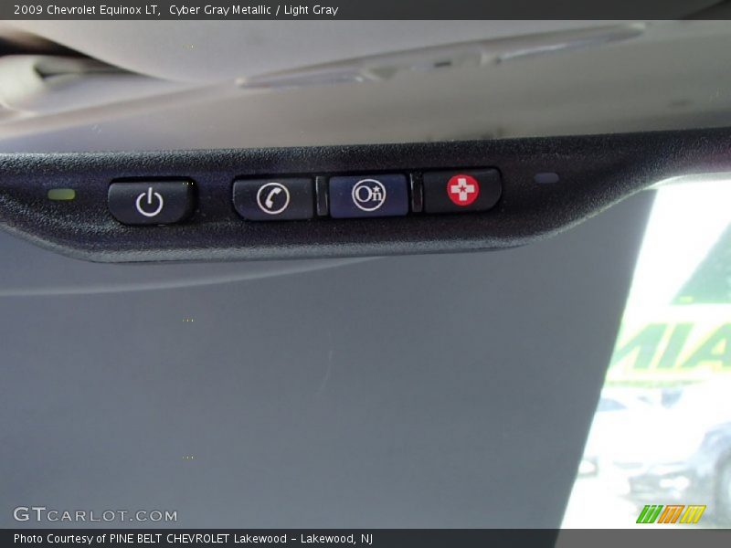 Cyber Gray Metallic / Light Gray 2009 Chevrolet Equinox LT