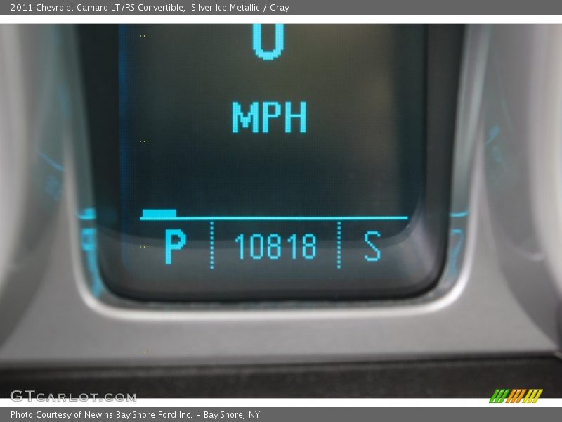 Silver Ice Metallic / Gray 2011 Chevrolet Camaro LT/RS Convertible