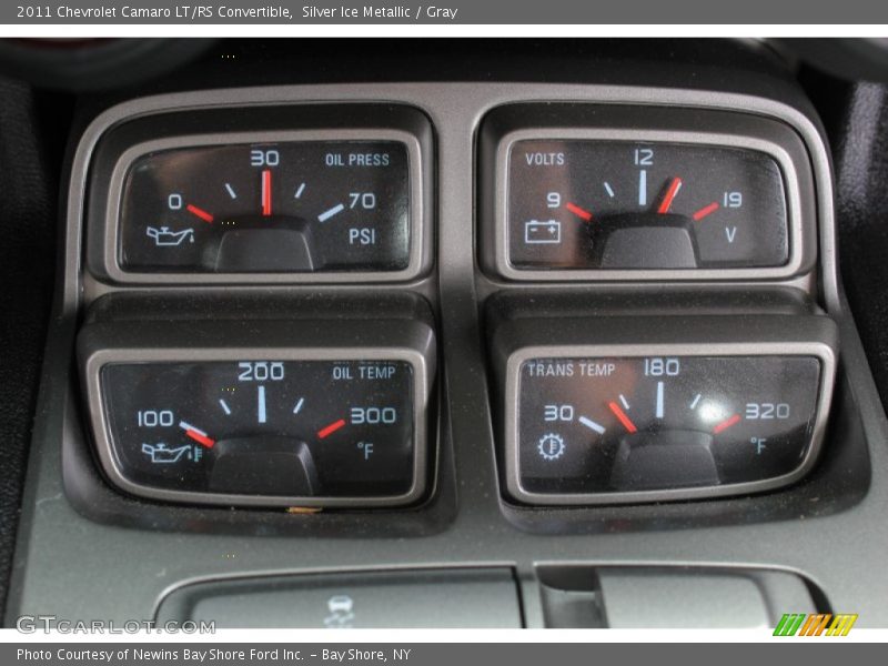 Silver Ice Metallic / Gray 2011 Chevrolet Camaro LT/RS Convertible