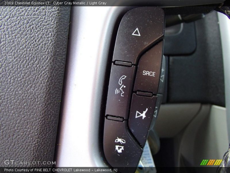 Cyber Gray Metallic / Light Gray 2009 Chevrolet Equinox LT