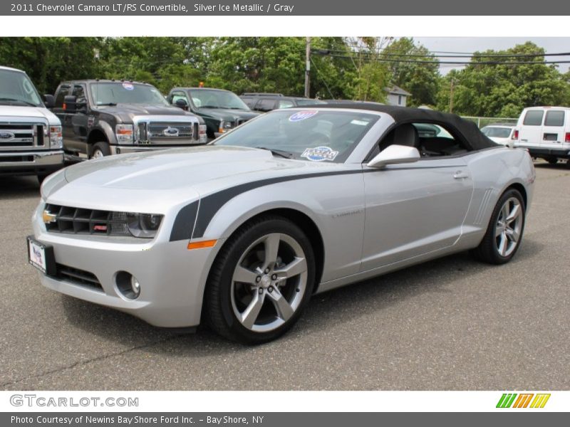 Silver Ice Metallic / Gray 2011 Chevrolet Camaro LT/RS Convertible