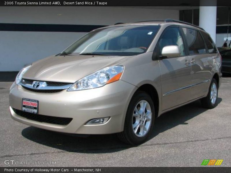 Desert Sand Mica / Taupe 2006 Toyota Sienna Limited AWD