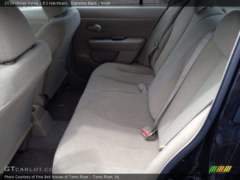 Espresso Black / Beige 2010 Nissan Versa 1.8 S Hatchback