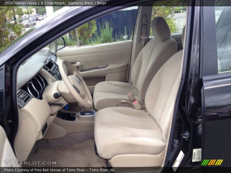 Espresso Black / Beige 2010 Nissan Versa 1.8 S Hatchback
