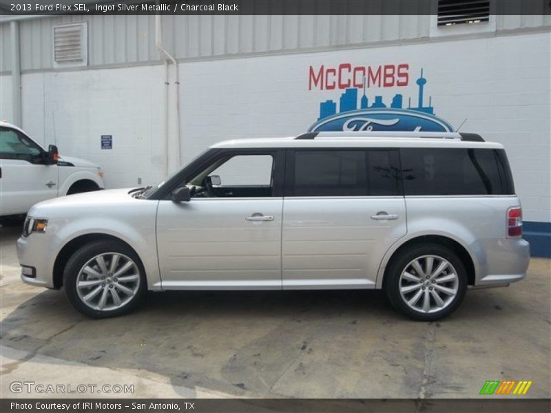 Ingot Silver Metallic / Charcoal Black 2013 Ford Flex SEL