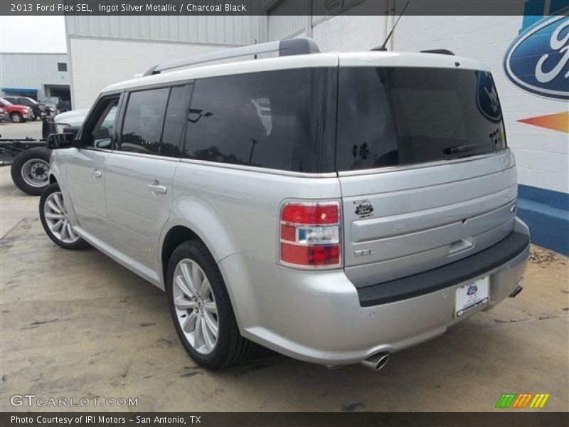 Ingot Silver Metallic / Charcoal Black 2013 Ford Flex SEL