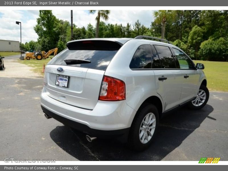 Ingot Silver Metallic / Charcoal Black 2013 Ford Edge SE