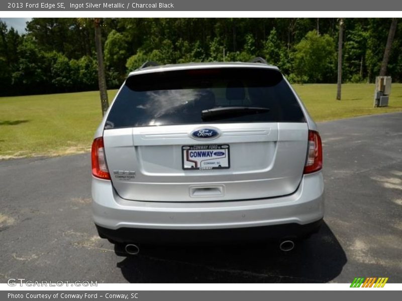 Ingot Silver Metallic / Charcoal Black 2013 Ford Edge SE