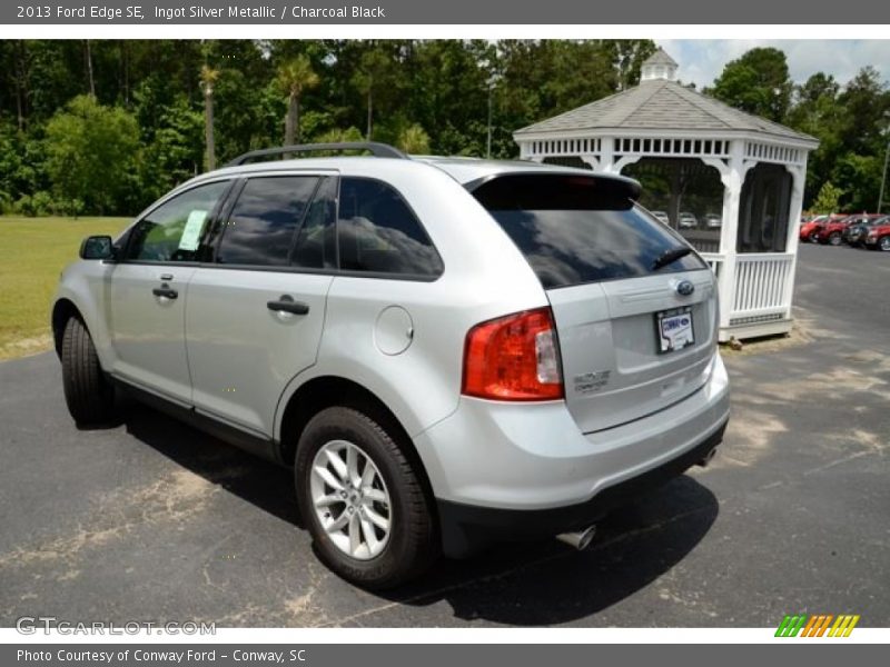 Ingot Silver Metallic / Charcoal Black 2013 Ford Edge SE