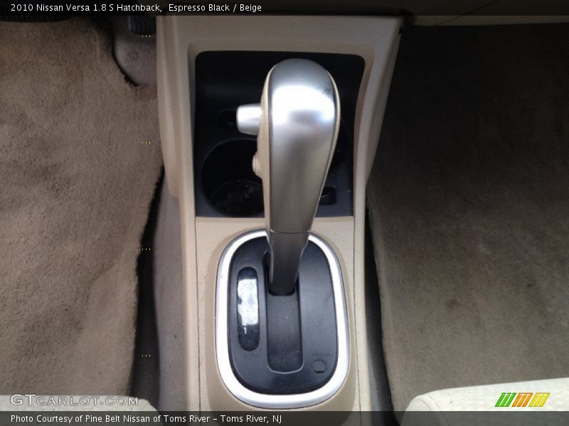 Espresso Black / Beige 2010 Nissan Versa 1.8 S Hatchback