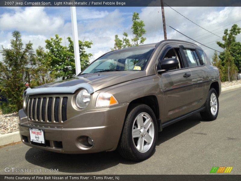 Light Khaki Metallic / Pastel Pebble Beige 2007 Jeep Compass Sport