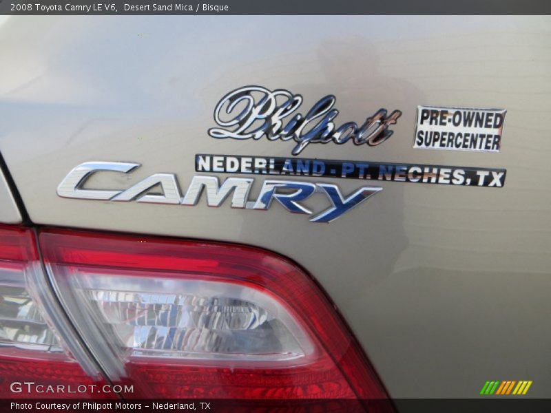 Desert Sand Mica / Bisque 2008 Toyota Camry LE V6