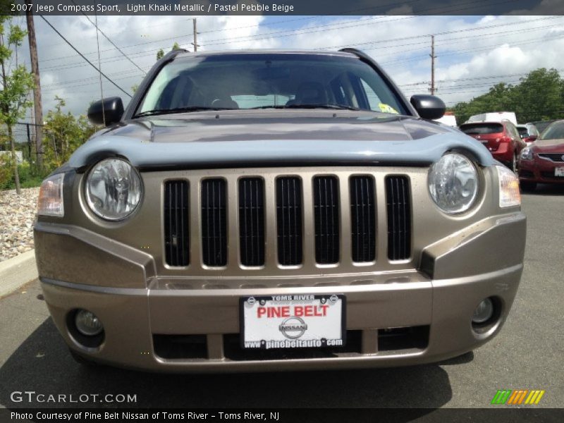 Light Khaki Metallic / Pastel Pebble Beige 2007 Jeep Compass Sport