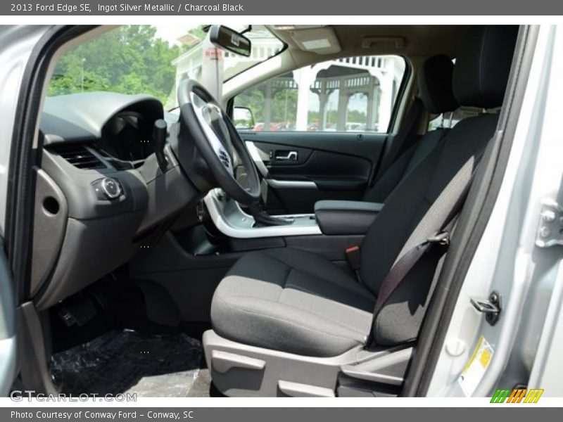 Ingot Silver Metallic / Charcoal Black 2013 Ford Edge SE