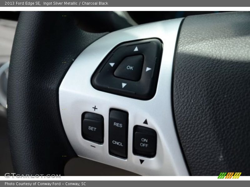 Ingot Silver Metallic / Charcoal Black 2013 Ford Edge SE