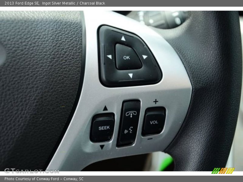 Ingot Silver Metallic / Charcoal Black 2013 Ford Edge SE