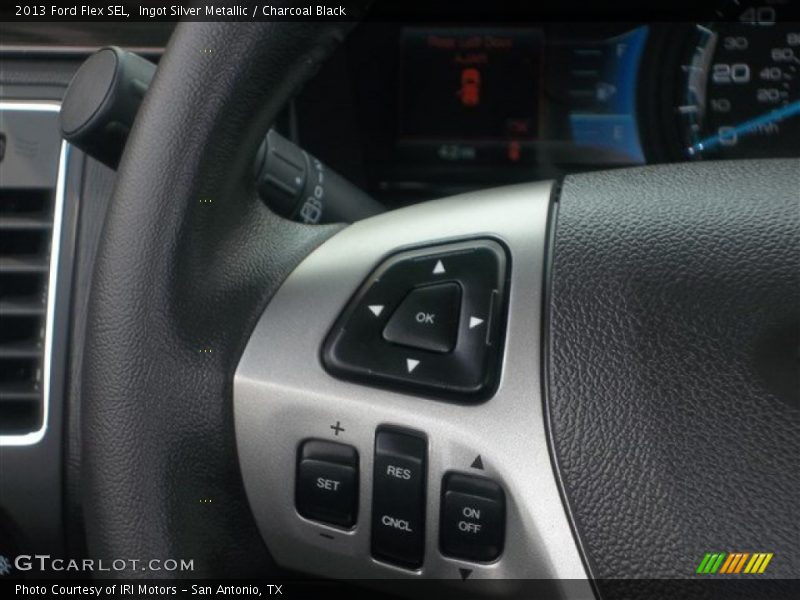 Ingot Silver Metallic / Charcoal Black 2013 Ford Flex SEL