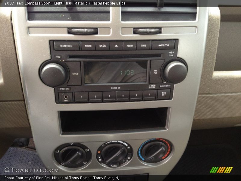 Light Khaki Metallic / Pastel Pebble Beige 2007 Jeep Compass Sport