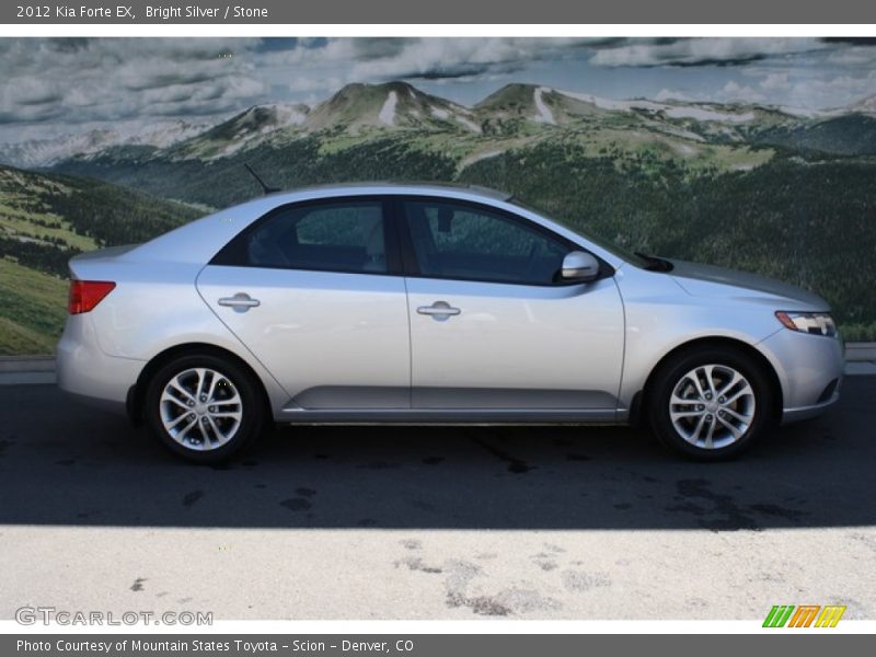 Bright Silver / Stone 2012 Kia Forte EX