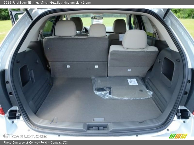 Ingot Silver Metallic / Medium Light Stone 2013 Ford Edge SE
