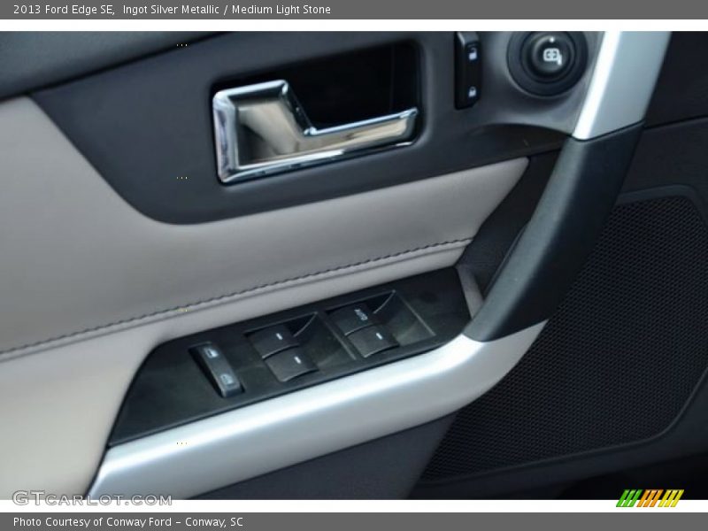 Ingot Silver Metallic / Medium Light Stone 2013 Ford Edge SE