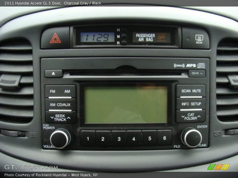 Audio System of 2011 Accent GL 3 Door