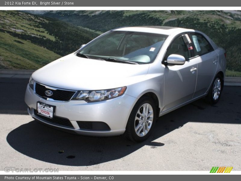 Bright Silver / Stone 2012 Kia Forte EX