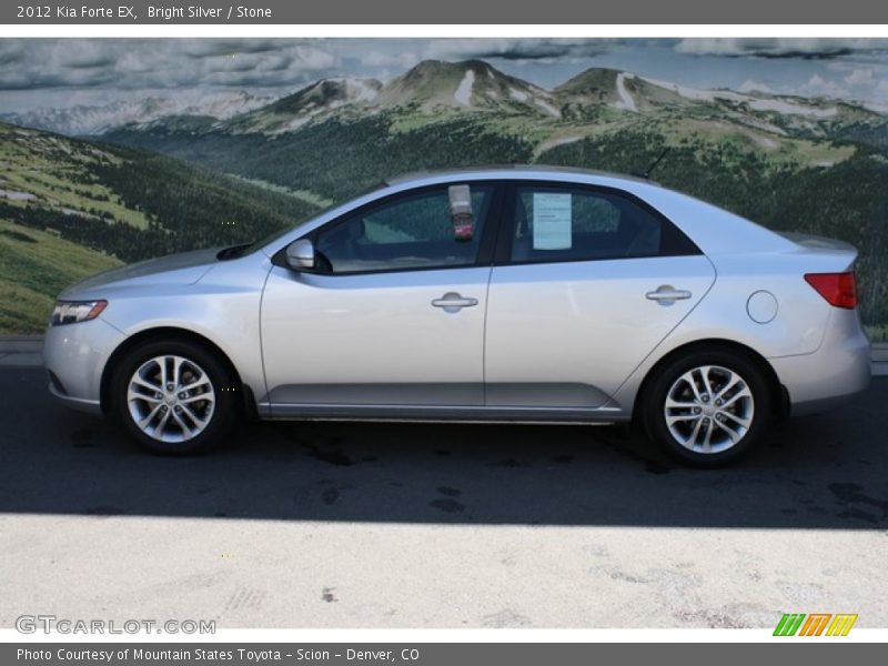 Bright Silver / Stone 2012 Kia Forte EX