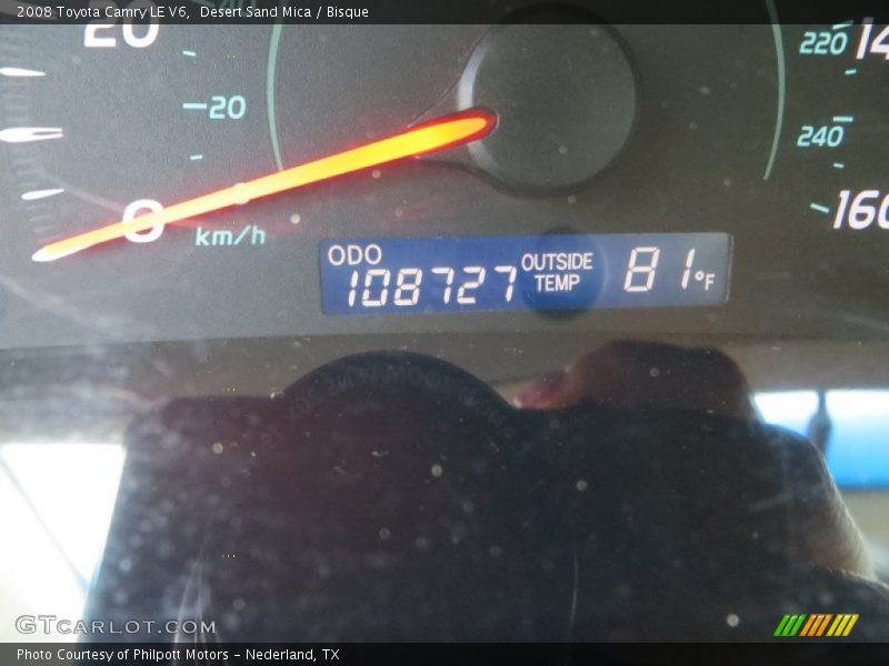 Desert Sand Mica / Bisque 2008 Toyota Camry LE V6