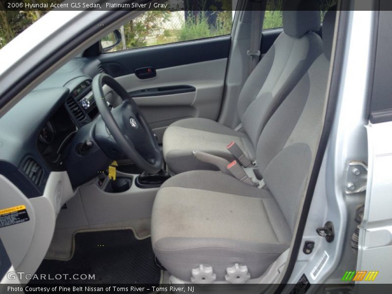 Platinum Silver / Gray 2006 Hyundai Accent GLS Sedan