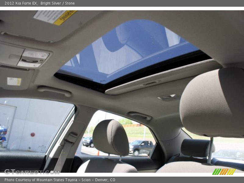 Bright Silver / Stone 2012 Kia Forte EX