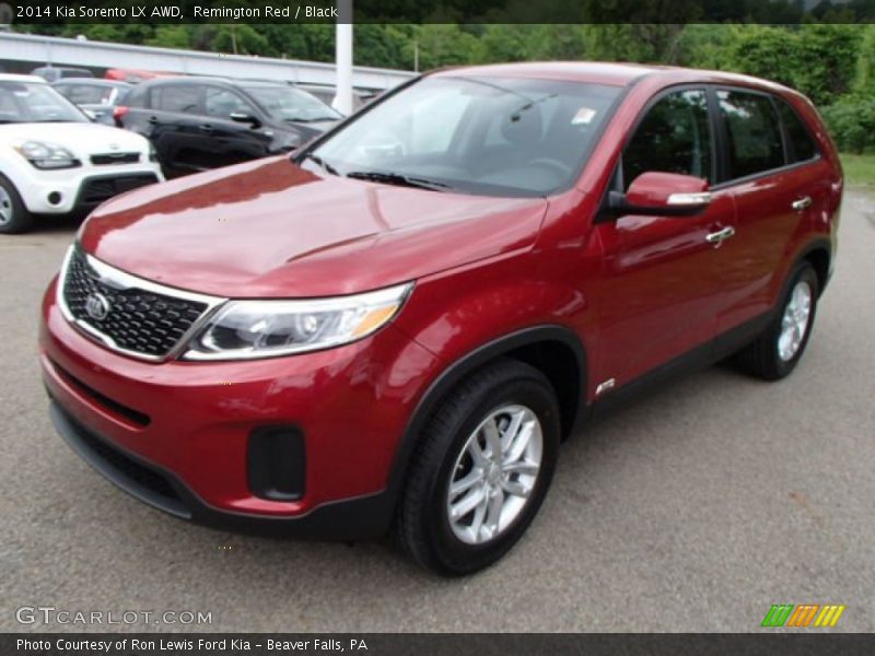 Remington Red / Black 2014 Kia Sorento LX AWD