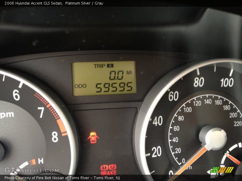 Platinum Silver / Gray 2006 Hyundai Accent GLS Sedan