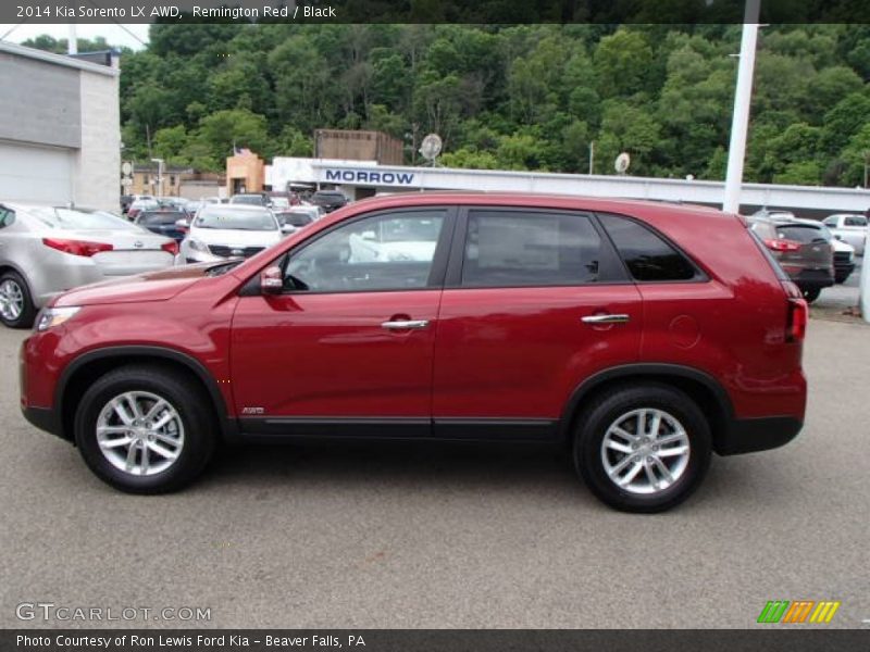 Remington Red / Black 2014 Kia Sorento LX AWD