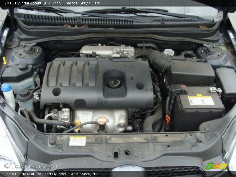  2011 Accent GL 3 Door Engine - 1.6 Liter DOHC 16-Valve VVT 4 Cylinder