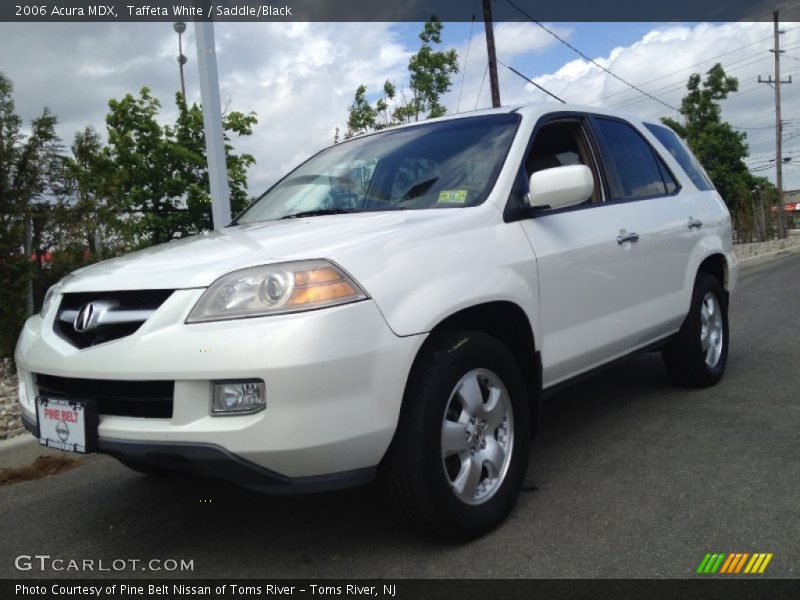Taffeta White / Saddle/Black 2006 Acura MDX