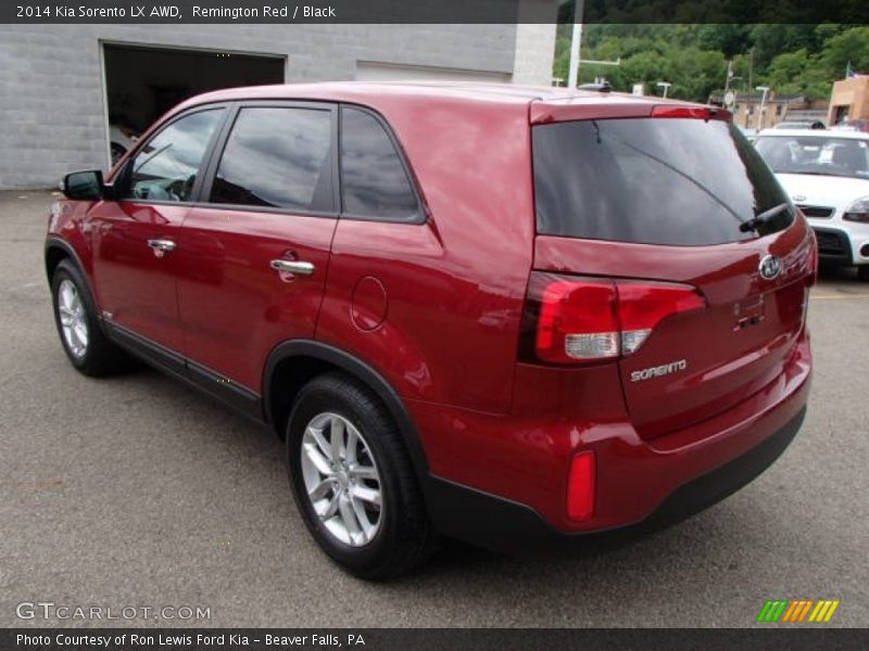 Remington Red / Black 2014 Kia Sorento LX AWD