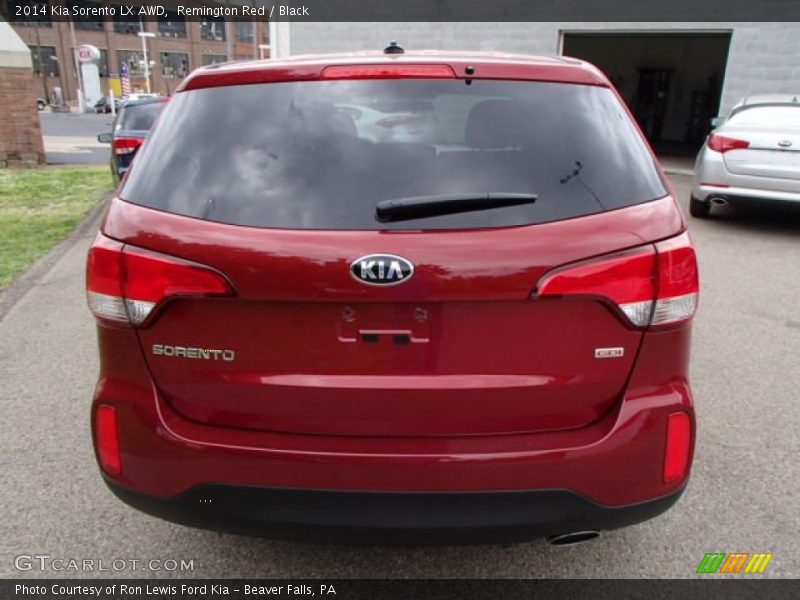 Remington Red / Black 2014 Kia Sorento LX AWD