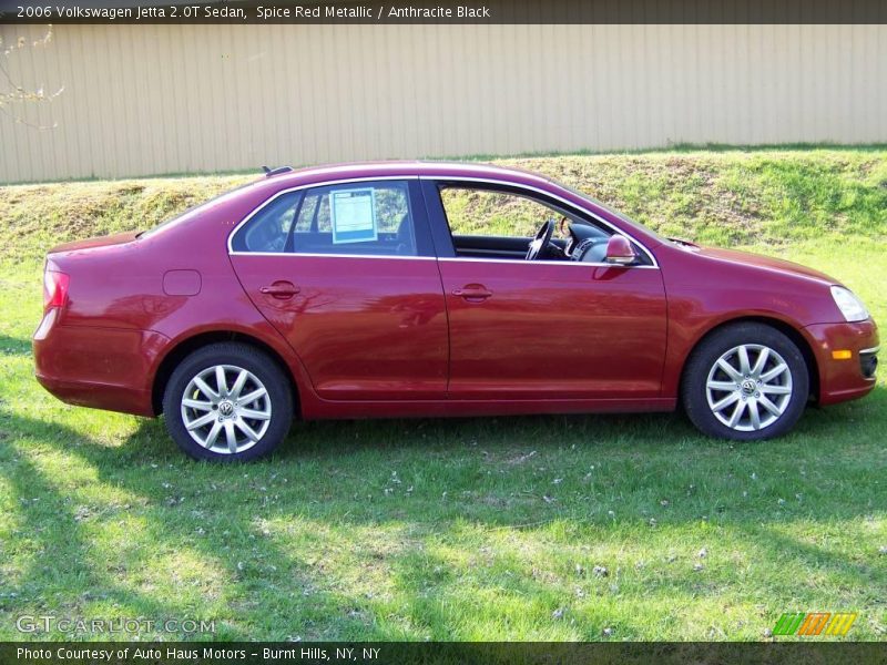 Spice Red Metallic / Anthracite Black 2006 Volkswagen Jetta 2.0T Sedan