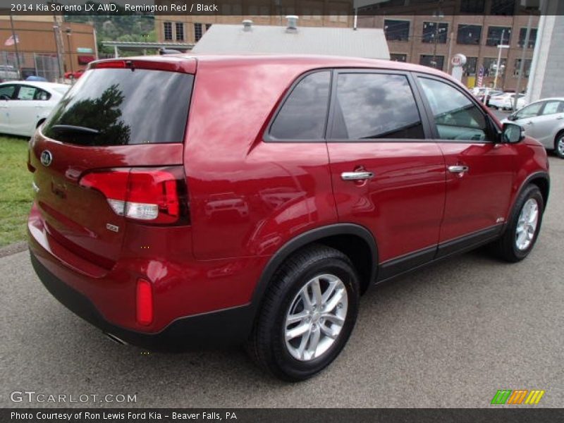 Remington Red / Black 2014 Kia Sorento LX AWD