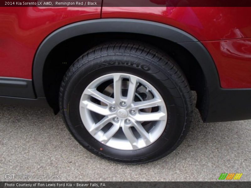 Remington Red / Black 2014 Kia Sorento LX AWD