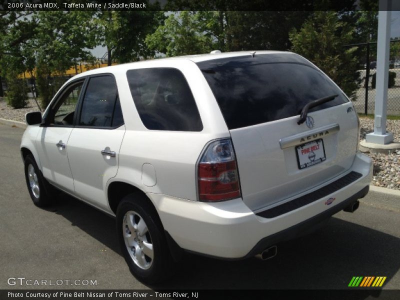 Taffeta White / Saddle/Black 2006 Acura MDX