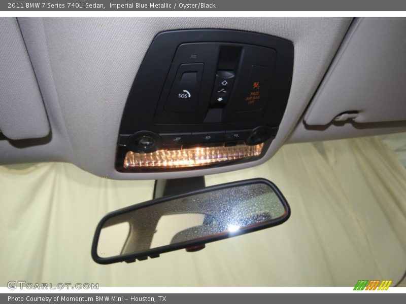Imperial Blue Metallic / Oyster/Black 2011 BMW 7 Series 740Li Sedan
