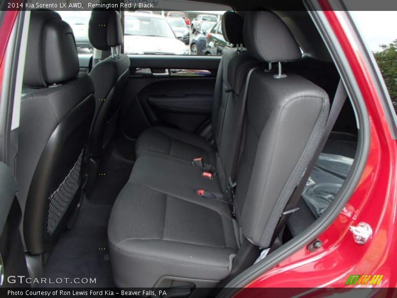 Rear Seat of 2014 Sorento LX AWD