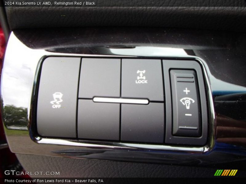 Controls of 2014 Sorento LX AWD