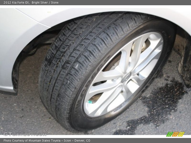 Bright Silver / Stone 2012 Kia Forte EX