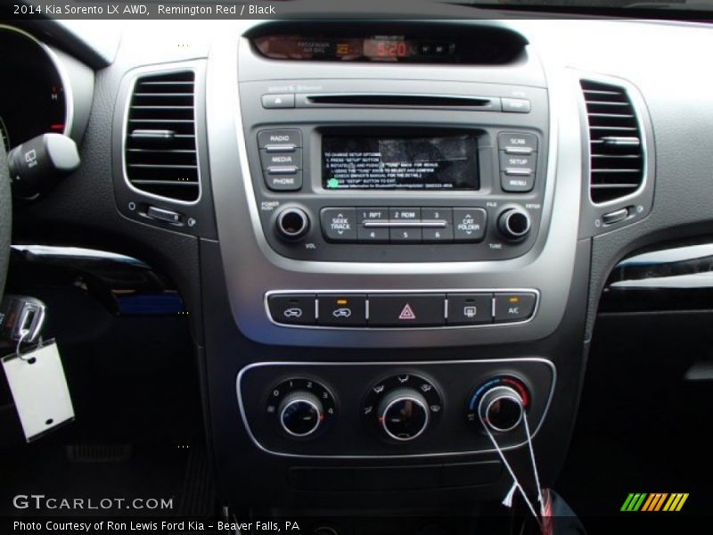 Remington Red / Black 2014 Kia Sorento LX AWD